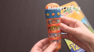 Караоке микрофон "Караоке с мультяшками" 12 Песенок. Азбукварик. Видео-обзор