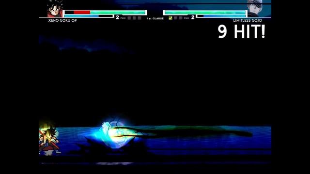 Xeno Goku V3 OP (all form) (New) VS Limitless Gojo OP in Mugen смотреть онлайн