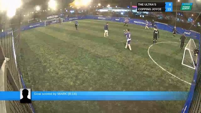 Goal scored by MARK (8-14) - THE ULTRA'S Vs COPPING JOYCE - 14-12-09 20:00 - DIV1 - TUESDAY смотреть онлайн