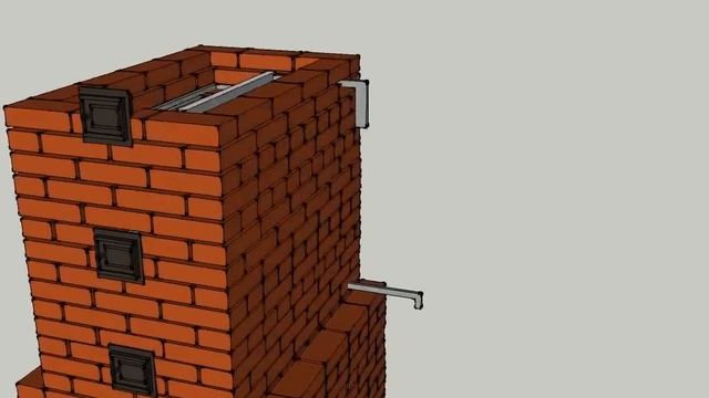 Проект печки с большой топкой и водяным контуром. смотреть онлайн