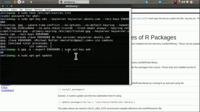 Instalación de R & R Studio (Ubuntu Linux) смотреть онлайн