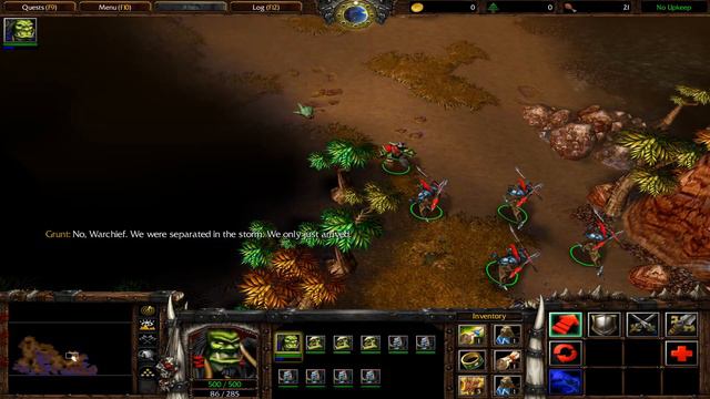 Warcraft 3 Reign Of Chaos Orc Campaign Chapter 1 - Landfall #20 смотреть онлайн