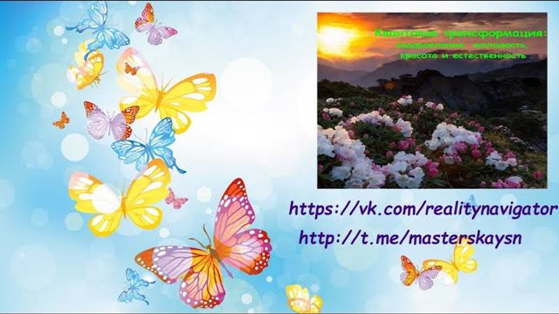 Занятие Первое - курс "Квантовая трансформация: оздоровление, молодость, красота и естественность" смотреть онлайн