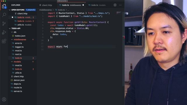[プログラミング] Deno v1.0を使ってTypeScriptでREST APIサーバーを作る方法 Part 2 смотреть онлайн