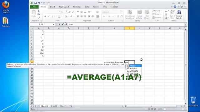 How to Calculate the Average in Excel смотреть онлайн