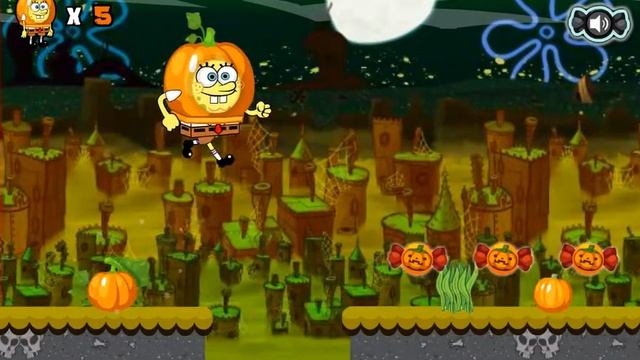 SpongeBob Halloween Run смотреть онлайн