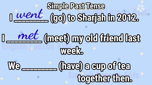 Simple Past Tense смотреть онлайн