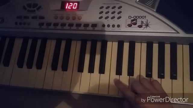 Обучение играть на синтезаторе музыку под песню "Катюша". смотреть онлайн