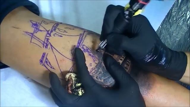 Pirate ship tattoo - plz like, share & subscribe 304K views смотреть онлайн
