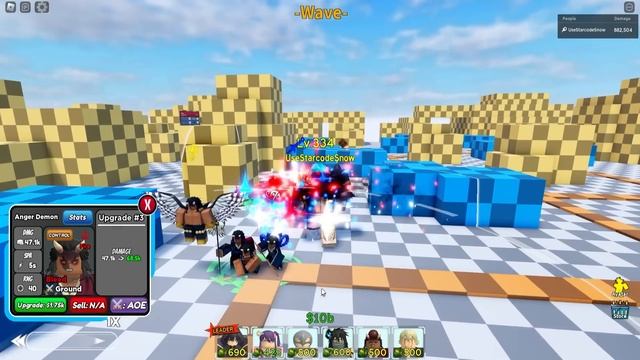 Hantengu 6Star is kasdkagsdjadjfw on All Star Tower Defense | Roblox смотреть онлайн