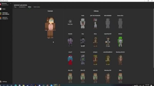 How to get/change Minecraft Java Skins (Lunar Client 2021)