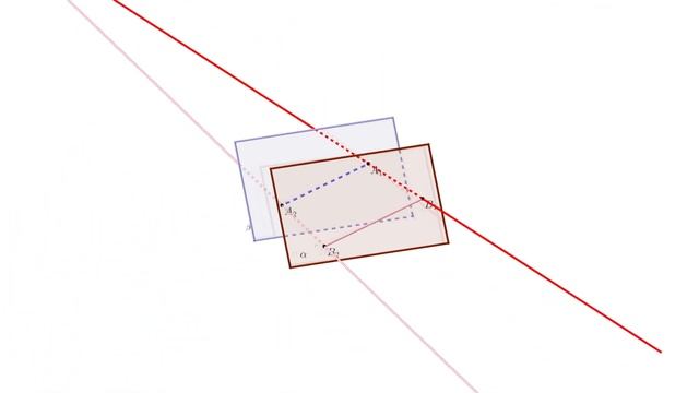 Вращение пересекающихся прямых в пространстве 3D смотреть онлайн
