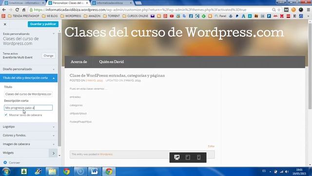 Curso Wordpress.com Novatos: Clase 3 смотреть онлайн