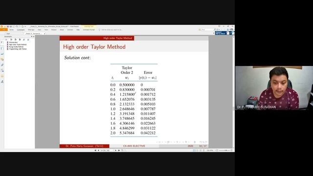 Week 9: Finite Difference for ODEs: Runge-Kutta смотреть онлайн
