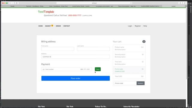 Ep7 Just Eat : Accept Card Payment Using Stripe (Laravel & VueJs) смотреть онлайн
