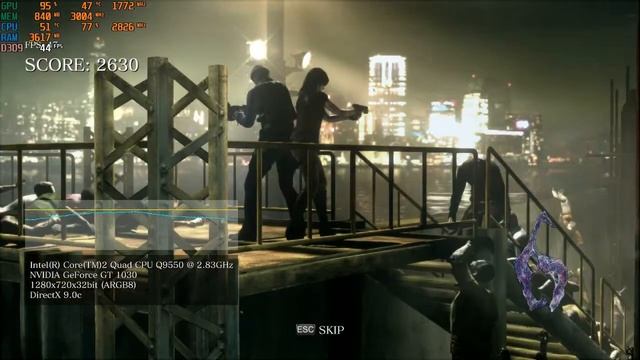 Resident Evil 6 Benchmark - GT 1030 - Core 2 Quad Q9550 смотреть онлайн