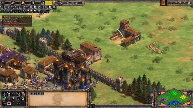 Age of Empires 2 game play | Against moderate bots | Infinite resources | смотреть онлайн