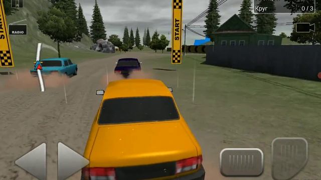 прохождение игры водитель машины русские гонки 1часть. клон игры Xtreme Rally Driver HD смотреть онлайн