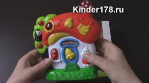 Грибок-теремок (Музыкальная игрушка для детей) Азбукварик. Видео-обзор