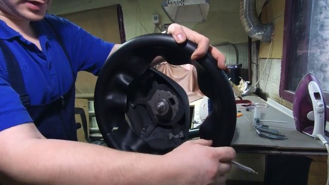 Мастер класс по перетяжке руля MercedesBenz /Master Class On Hauling The Steering Wheel MercedesBen