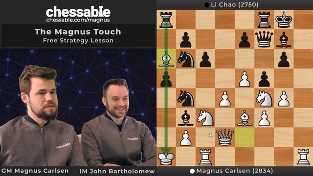 FREE CHESS STRATEGY LESSON from World Champion Magnus Carlsen! смотреть онлайн