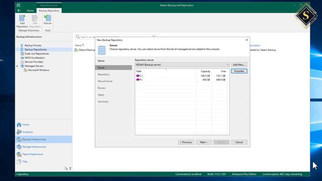 03. How to Added Repository Local and Network share location in Veeam Backup and Replication. смотреть онлайн