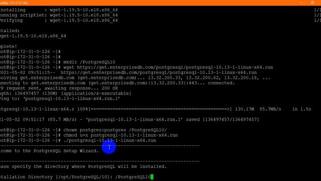 PostgreSQL10 Installation: How to install PostgreSQL on Redhat Linux смотреть онлайн