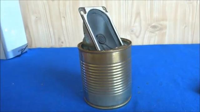 "БЛЮ ЗУБ" КОЛОНКА из ПУСТОЙ КОНСЕРВНОЙ БАНКИ смотреть онлайн