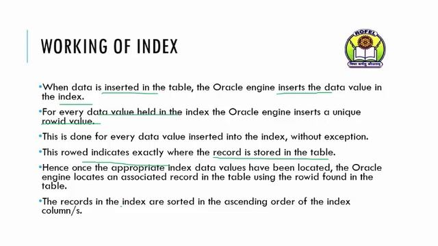 Index in oracle смотреть онлайн