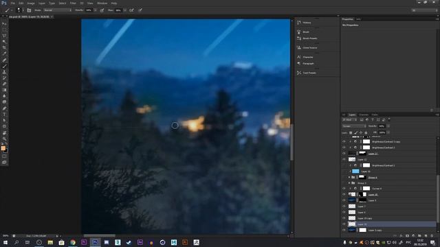 Волшебная обработка в ФОТОШОПЕ | Процесс создания смотреть онлайн