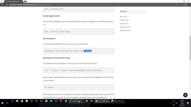 How to Install cPanel on CentOS 7 смотреть онлайн