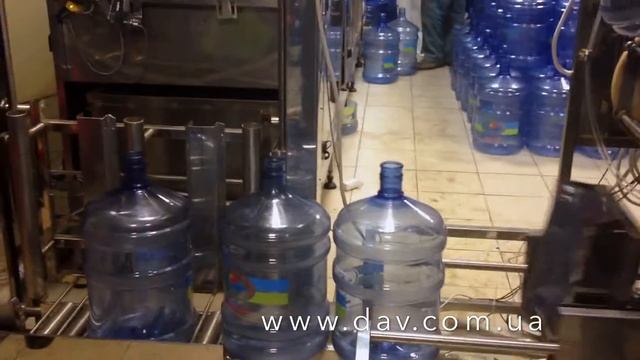 Оборудование для наружной мойки и налива бутылей 19л.