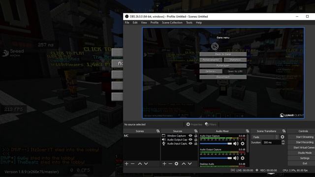 How to fix lunar client black screen with OBS смотреть онлайн