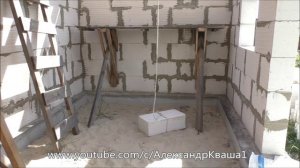 Как поднять газоблоки на 2 этаж
