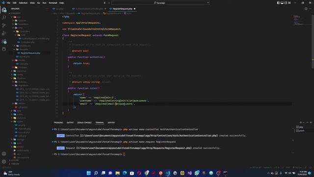How To Build A Forum App With Laravel and Flutter - User Registration смотреть онлайн