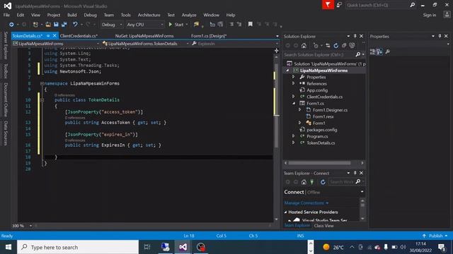 Lipa Na Mpesa Online API using Windows Forms + C# + Websockets - Generate an Access Token (Part 1 смотреть онлайн