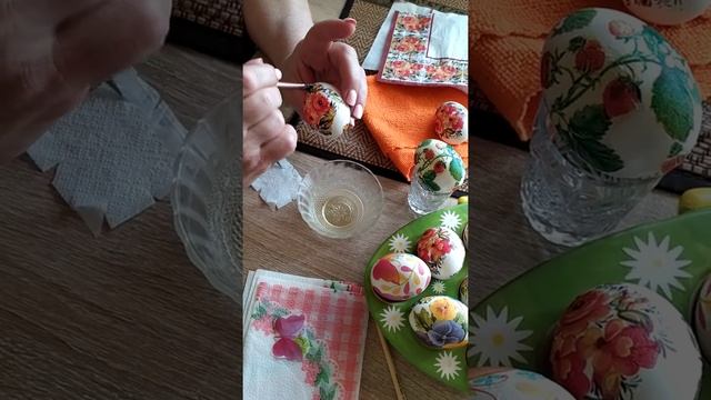 декупаж на яйцах к Пасхе. смотреть онлайн