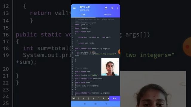 concrete class and static class in java programing смотреть онлайн