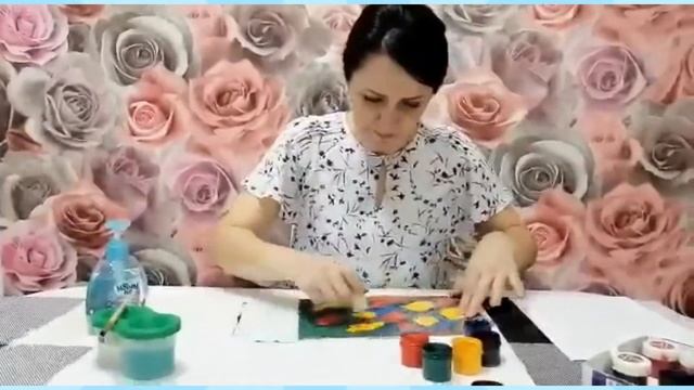 Занятие по рисованию в технике "граттаж". Тема "Салют Победы". смотреть онлайн