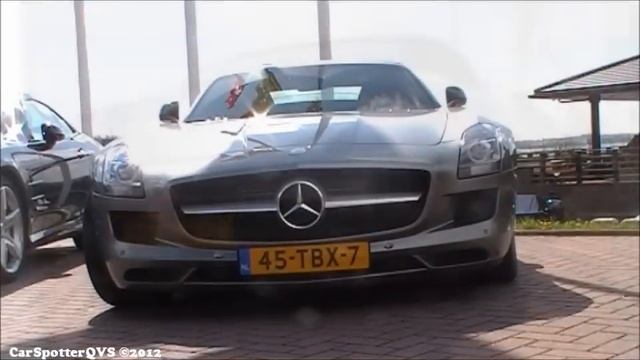 Mercedes SLS AMG Vs SLS AMG Roadster! Startup, FULL Accelerations - LOVELY SOUNDS!