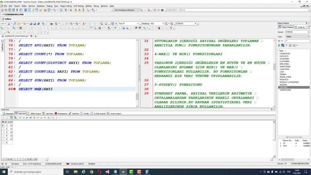 11-Oracle PL/SQL AGGREGATE FUNCTIONS смотреть онлайн