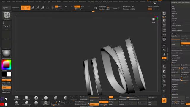 Baldur`s Gate 3: Karlach Sculpting in Zbrush II Collectibles II Part-5- leather, weapon cleanup смотреть онлайн