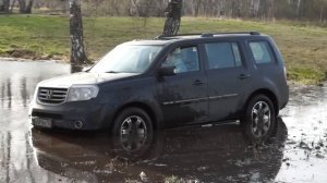 хонда пилот в грязи