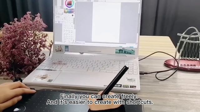 GAOMON M1220 Graphic Tablet Pendisplay Speed Painting смотреть онлайн