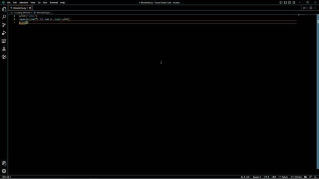 Introduction to List Comprehension: Calculating Squares of Numbers Tutorial Python How Easy fast fi смотреть онлайн