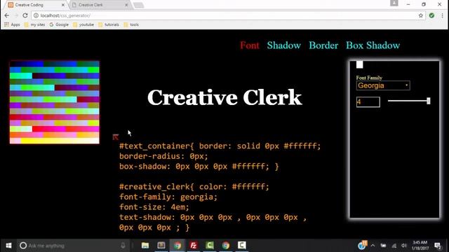 javascript forloop create colorpicker part 1 смотреть онлайн