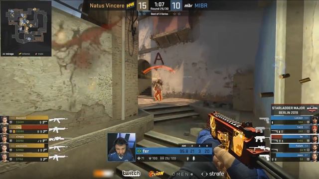 Na'Vi vs MIBR ПРОИГРАВШИЙ ЕДЕТ ДОМОЙ StarLadder Major Berlin 2019 смотреть онлайн