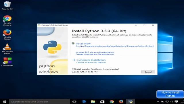 How to install Python on windows 10 смотреть онлайн
