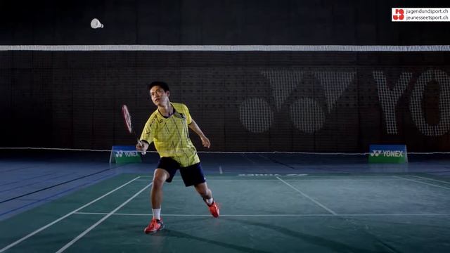 Badminton: Spinshot Vorhand (von vorne) смотреть онлайн
