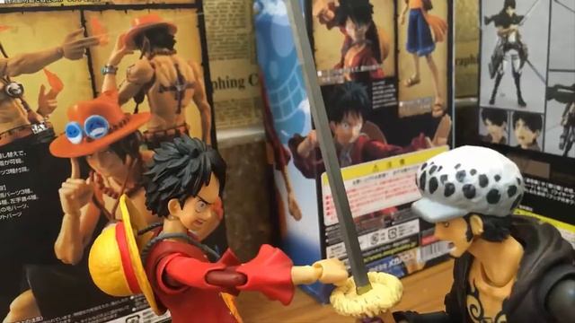 one piece Vs Dragon ball Super stop motion episode 1 luffy vs law ون بيس ضد دراغون بول سوبر